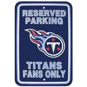  NFL Titans 12 by 18 Fan Parking Sign