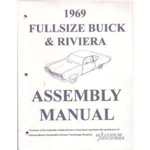  1969 BUICK RIVIERA Assembly Manual Book Rebuild 