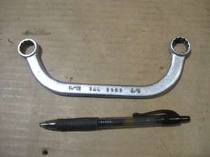 KAL HALF MOON 9/16 AND 5/8 BOX END WRENCH USED  