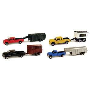  Ford and Dodge Truck Trailer Assortment Toys & Games