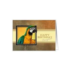  Happy Birthday Daughter, Parrot Card Toys & Games