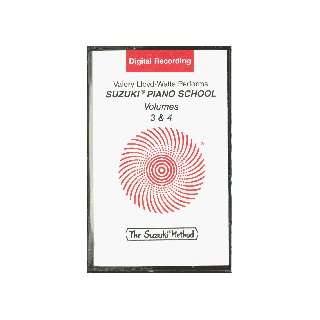  Suzuki Piano School Volumes 3 & 4   Cassette (Lloyd Watts 