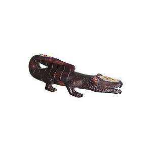  NOVICA Wood sculpture, Fierce Crocodile