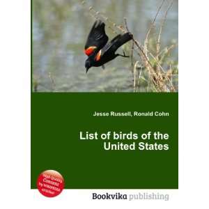  List of birds of the United States Ronald Cohn Jesse 
