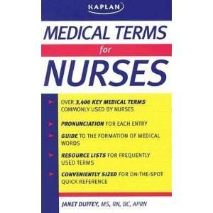 com Medical Terms for Nurses A Quick Reference Guide [MEDICAL TERMS 
