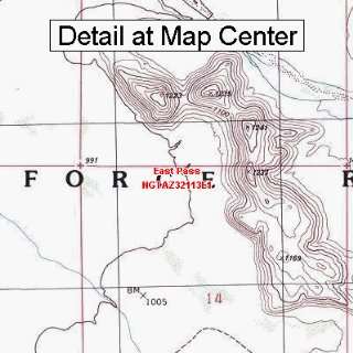  USGS Topographic Quadrangle Map   East Pass, Arizona 