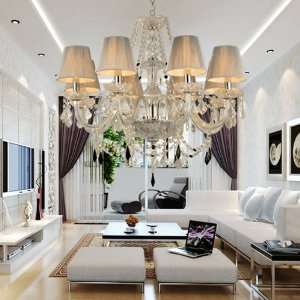  8 light The style of palace Glass Chandelier