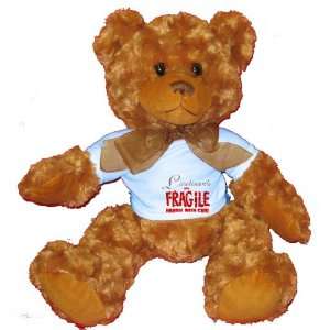 Lieutenants are FRAGILE handle with care Plush Teddy Bear with BLUE T 