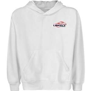  NCAA Liberty Flames Youth White Logo Applique Pullover 