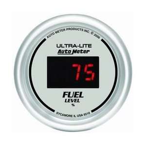  Meter Ultra Lite Digital Series Gauges Gauge, Ultra Lite, Fuel Level 