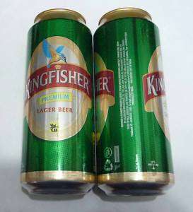 KINGFISHER Beer can INDIA Premium Green Tall 500ml Beer  