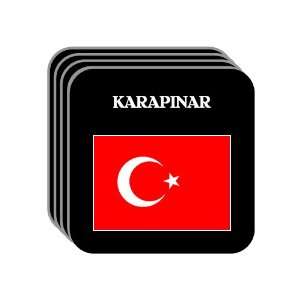  Turkey   KARAPINAR Set of 4 Mini Mousepad Coasters 