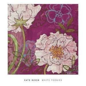  Kate Birch   White Peonies