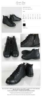 Mens **Fashion Military Boots** Sneakers Shoes SS062 Black & Brown 