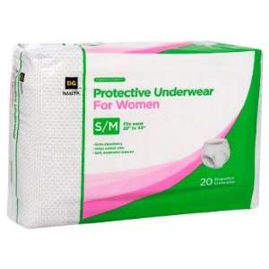  DG Health Protective Underwear for Women   Small/Medium 
