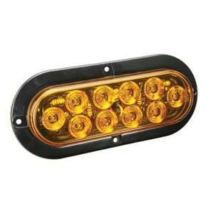  TAILLIGHT   LED WATERPROOF 6 AMBER OVAL LED SURFACE MOUNT LIGHT 