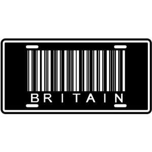    NEW  BRITAIN BARCODE  LICENSE PLATE SIGN COUNTRY