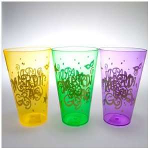  Deluxe Mardi Gras Plastic Cups