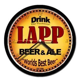  LAPP beer and ale cerveza wall clock 