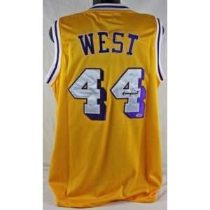  LAKERS JERRY WEST AUTHENTIC SIGNED HOME JERSEY PSA/DNA 