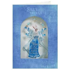  Lainis Ladies Greeting Card W / Ornament   SILLY THINGS 