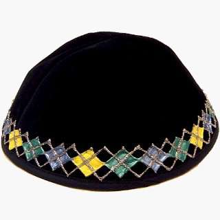  Kippah Velvet   Handpainted 37