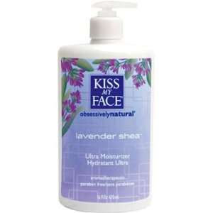 Kiss My Face Moisturizer Lavender & Shea Butter 16 oz. Pump (Case of 6 