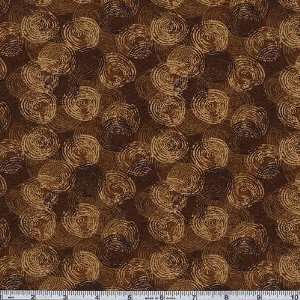  45 Wide Michael Miller To Kisii Tree Trunks Brown Fabric 