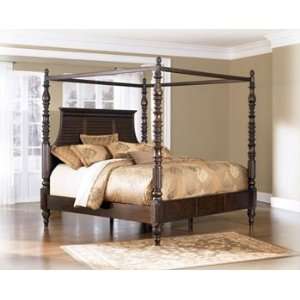  Traditional Classics King Bed in DarkBrown