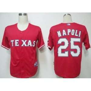 Texas Rangers Jerseys #25 Napoli Red Baseball Authentic Jersey(kids 