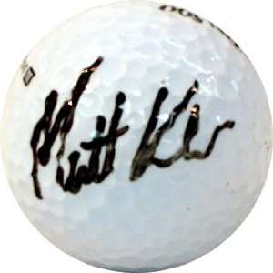  Matt Kuchar Autographed Golf Ball