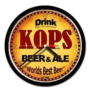  KOPS beer and ale cerveza wall clock 
