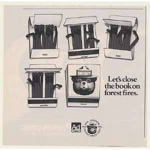   Matchbook Forest Fires Print Ad (Memorabilia) (51731)