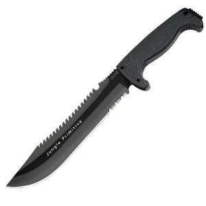  S.O.G. F03T Jungle Primitive Kraton Handle Black Blade 