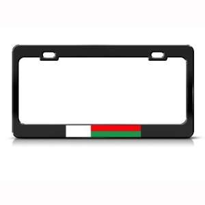 Madagascar Flag Country Metal license plate frame Tag Holder