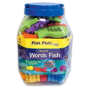  FLAT FISH WORD SET 54 MANIPULATIVES