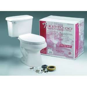 Crane Plumbing 3760 Toilet To Go Complete Perfect Fit Toilet Package 