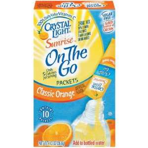  Crystal Light On the Go Orange, 10 Count (Pack of 6 