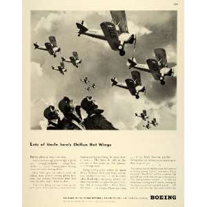 com 1943 Ad Boeing Flying Fortress Fighter Bomber Aircraft Plane WWII 