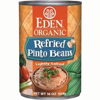 Eden Organic Refried Pinto Beans, 16 Ounce Cans (Pack of 12)