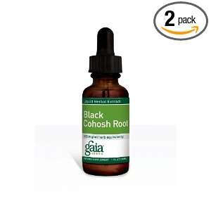  Gaia Herbs Black Cohosh Root 1 Ounce Bottles (Pack of 2 