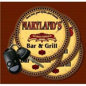  MARYLANDS Family Name Bar & Grill Coasters Kitchen 