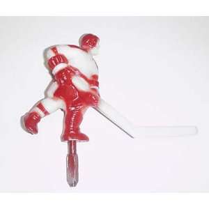  Super Chexx Red & White Player with Short Stick Sports 