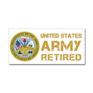  United States Army Retired Sticker Automotive