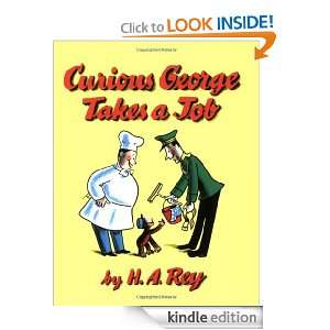 Curious George Takes a Job (Read Along Book & CD) H. A. Rey  