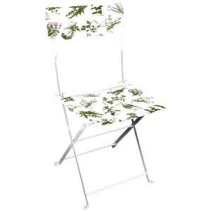  Esschert Design USA Herb Print Bistro Chair Patio, Lawn & Garden