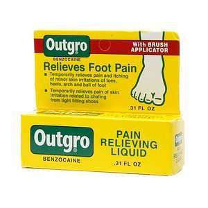  Outgro Pain Relieving Liquid 0.31 fl oz (Quantity of 4 