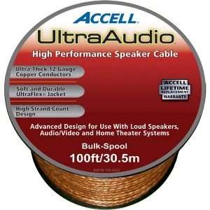  100 12 Gauge UltraAudio Speaker Cable   Bulk Spool Electronics