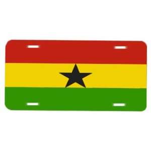Ghana Ghanaian Flag Vanity Auto License Plate