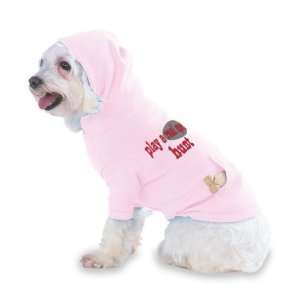   Hunt Hooded (Hoody) T Shirt with pocket for your Dog or Cat LARGE Lt